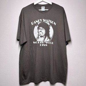 RANDY WATSON SEXUAL CHOCOLATE WORLD TOUR 1988 - COMING TO AMERICA T-SHIRT  XL